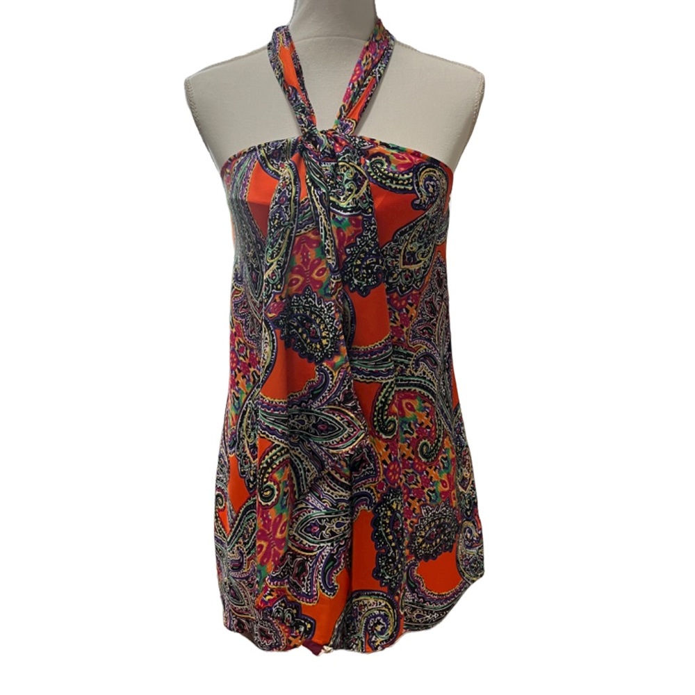 Ralph Lauren Silk Halter Blouse